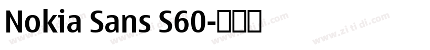Nokia Sans S60字体转换 Nokia Sans S60字体转换